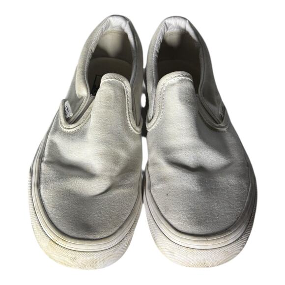 Vans Classic Slip On True White Slip On Sneakers Women’s Size 7 Skater Sneakers - Picture 3 of 8